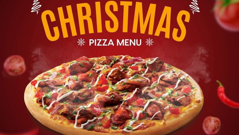 Christmas-Themed Pizza at Pizza Club Craigieburn